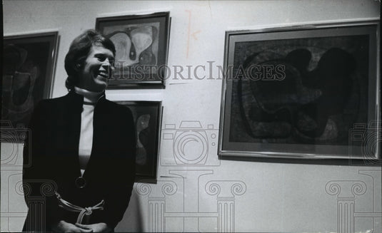1970 Press Photo Wisconsin Artist Patricia Aiken - mja05956 - Historic Images