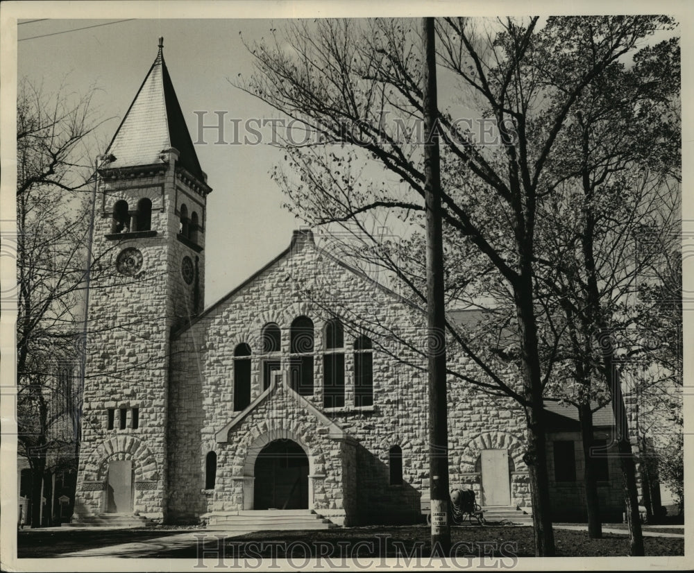 1954 Press Photo The newly reconstructed Edward Dwight Eaton chapel at Beloit-Historic Images