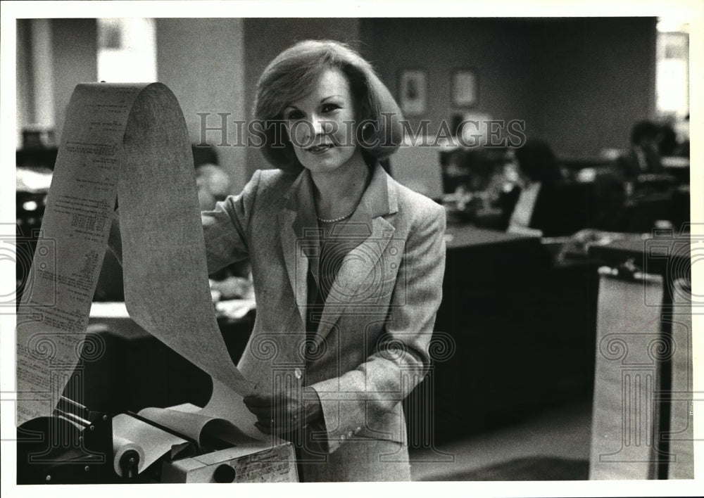 1981 Press Photo Ann Benson, US Public Relations practitioner - mja06246 - Historic Images