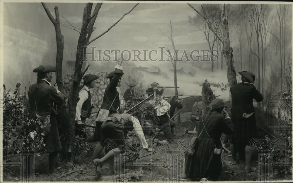 Press Photo The Battle of Concord by George Peter in Milwaukee Public Museum - Historic Images