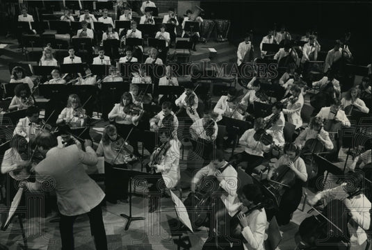 1988 Press Photo The American Soviet Youth Orchestra performing at Brookfield - Historic Images