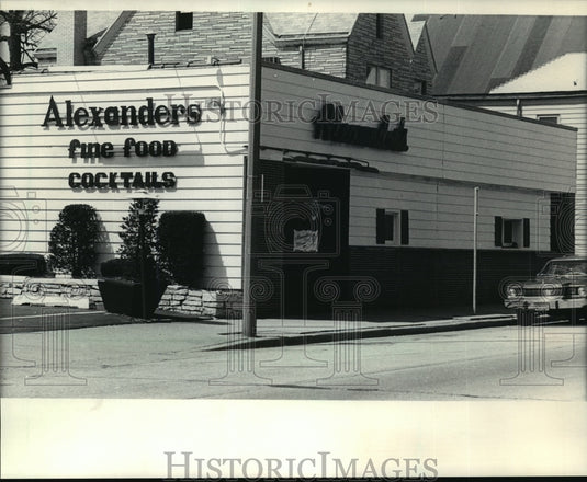 1983 Press Photo Alexander's Restaurant - mja06476 - Historic Images