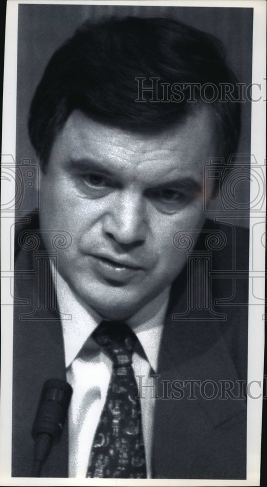 1993 Press Photo Ruslan Khasbulatov, Russian Speaker - Historic Images