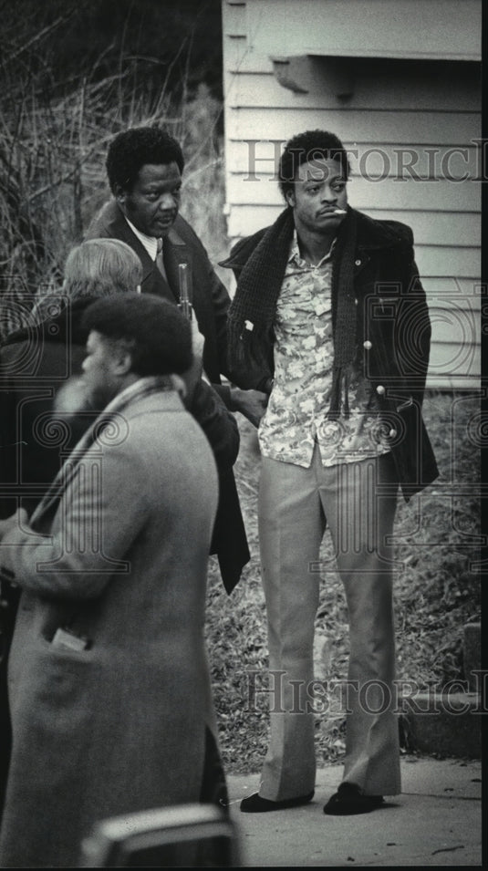 1984 Press Photo Milwaukee Police arrested Claude King - mja06591 - Historic Images
