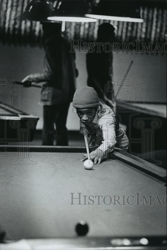 1977 Press Photo Pool house at the Martin Luther King Jr. &amp; Park Community Ctr - Historic Images