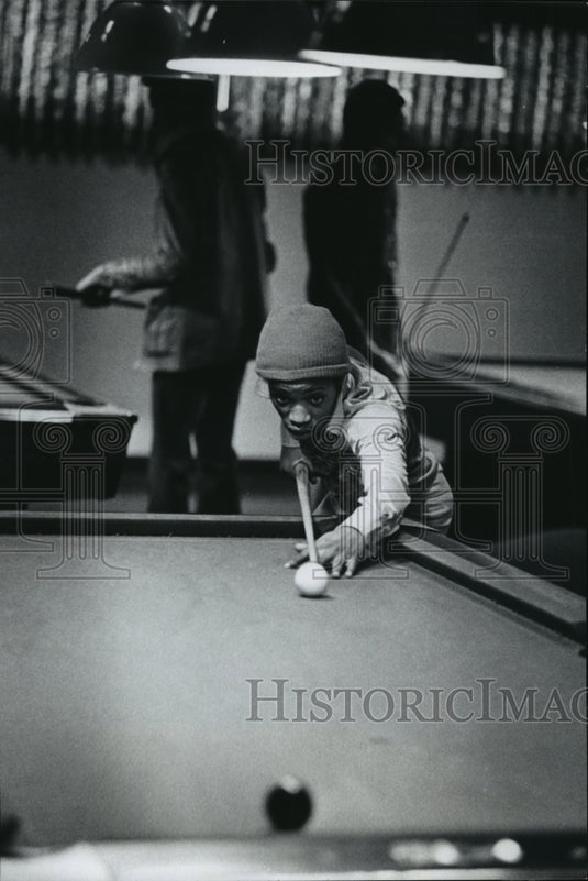 1977 Press Photo Pool house at the Martin Luther King Jr. & Park Community Ctr - Historic Images