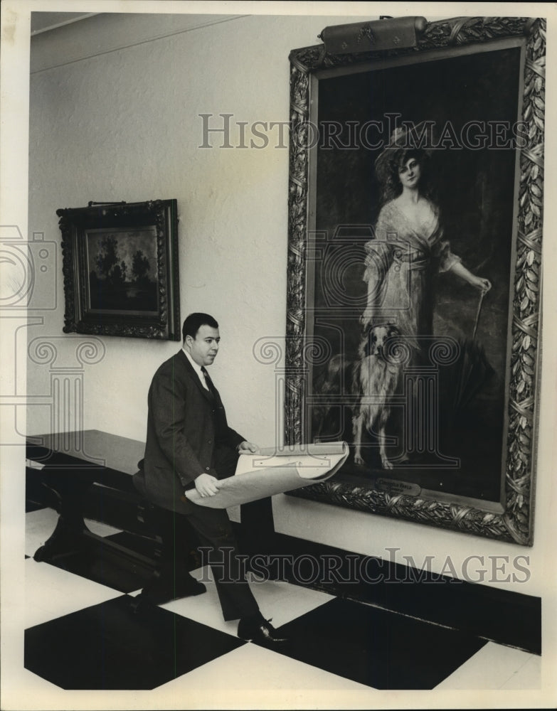 1960 Mari W Billet, president of Pfister  - Historic Images