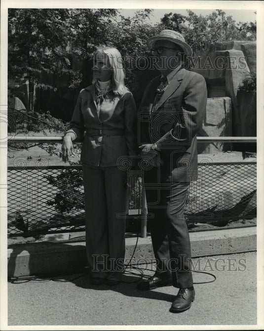 1975 Press Photo Darlyne Berg and George Speidel - mja06897 - Historic Images