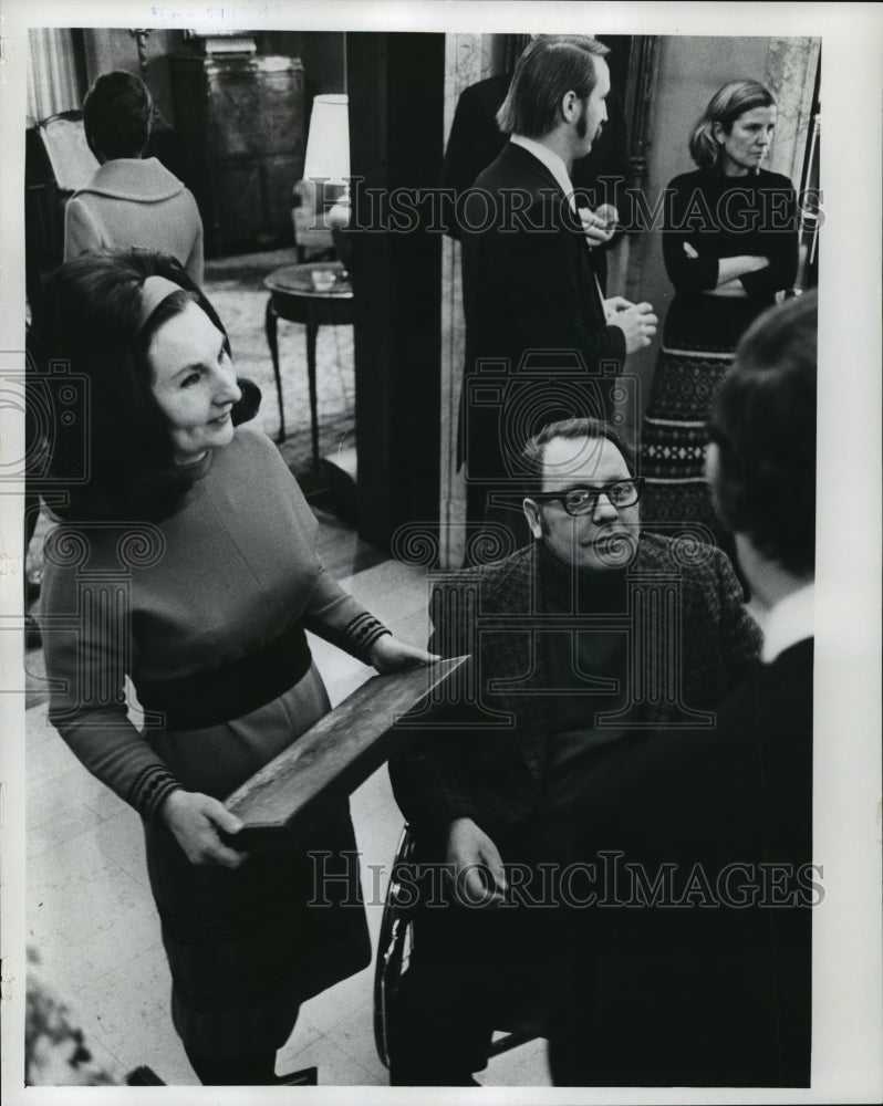 1972 Press Photo Don Key, former Journal employe, and wife - mja06943 - Historic Images