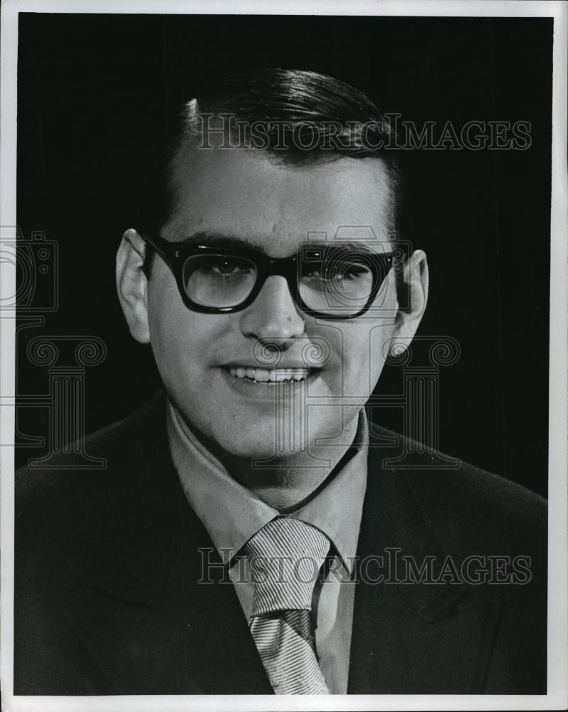1971 Press Photo Bruce Bennett, WISN TV Announcer - mja07124 - Historic Images