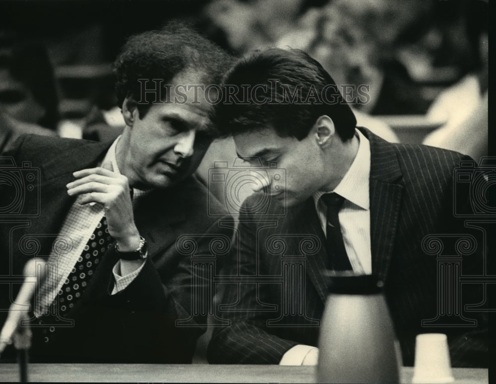 1987 Press Photo Luigi Aiello, accused of murder - mja07402-Historic Images