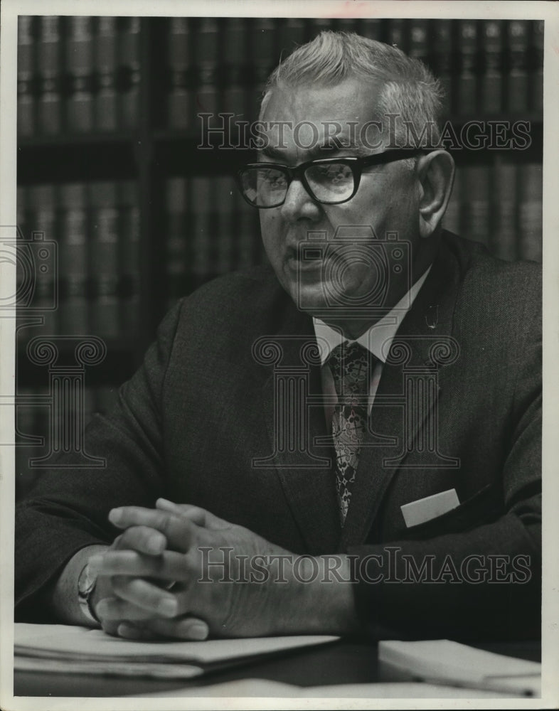 1971 Press Photo Harold A. Breier, Police Chief - mja07722 - Historic Images