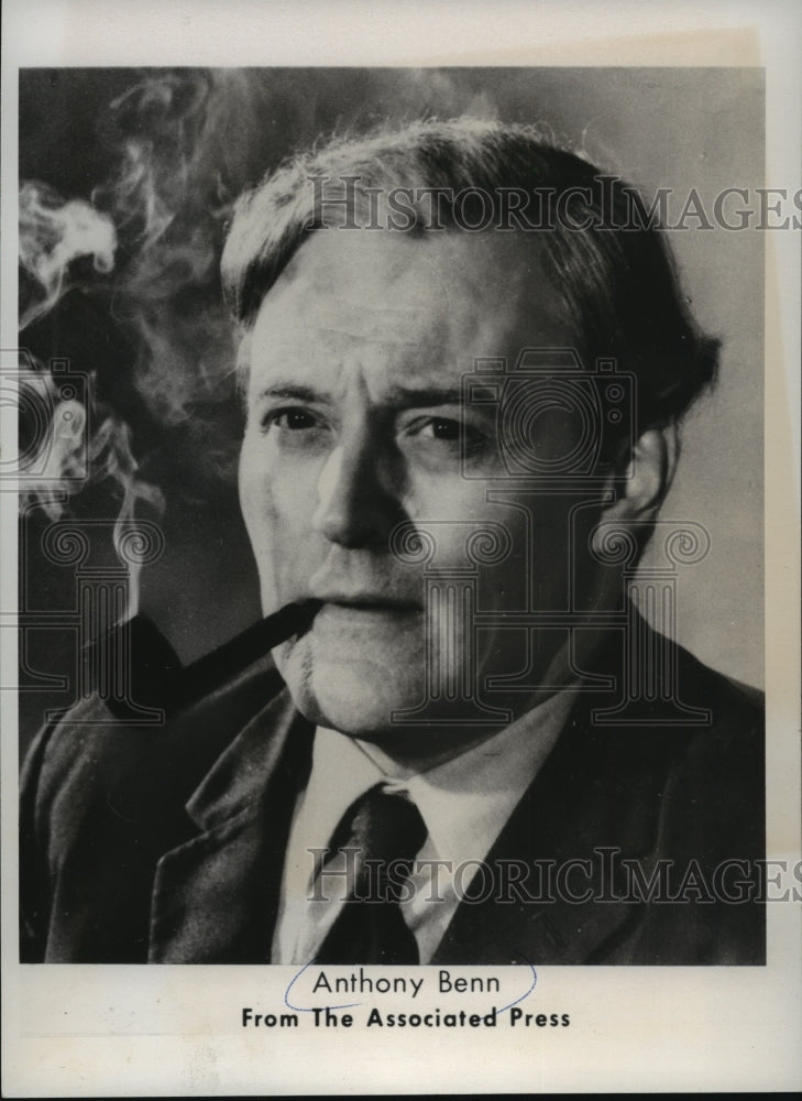 1981 Press Photo Anthony Benn, leftist leader in Britain's Labor Party - Historic Images