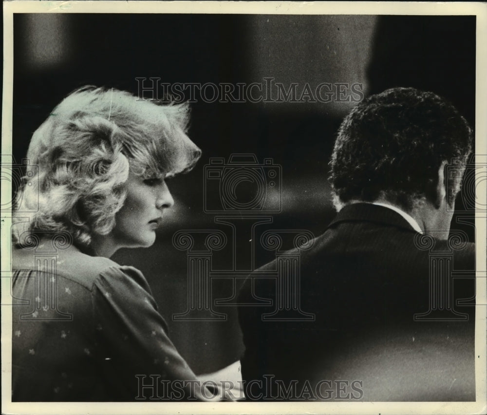 1981 Press Photo Lawrencia Bembenek at Preliminary Hearing on Murder Charges-Historic Images
