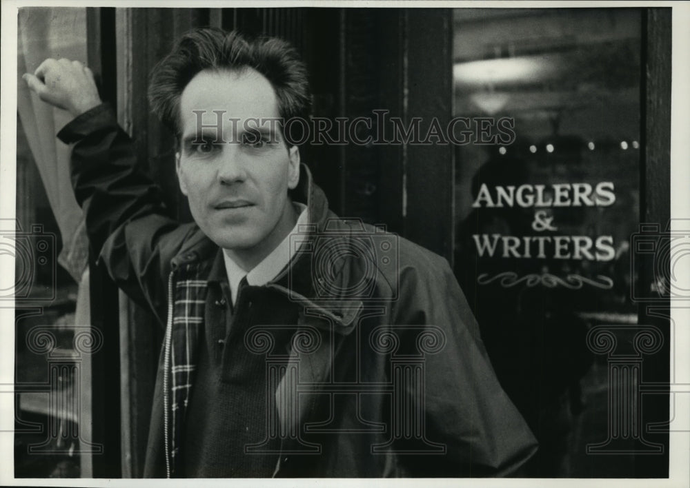 1990 Press Photo Craig Bero owns two New York cafes at Wisconsin - mja08450 - Historic Images