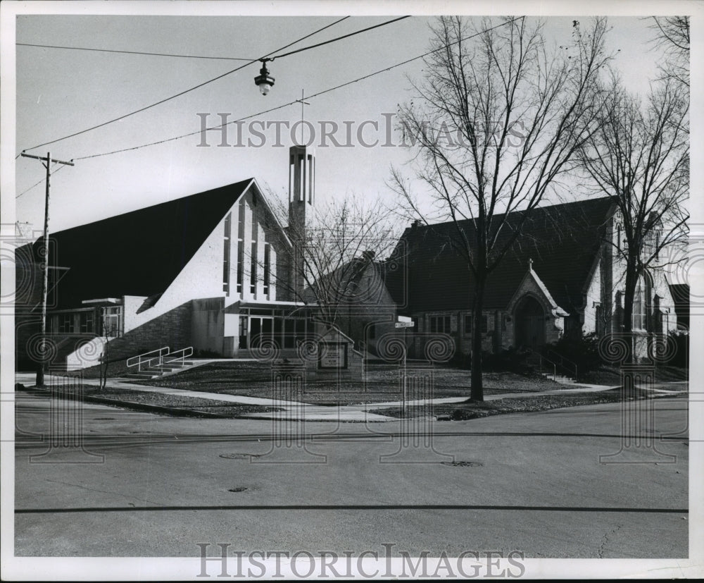 1960 Press Photo New Augustana Lutheran church to be dedicated - mja08659- Historic Images