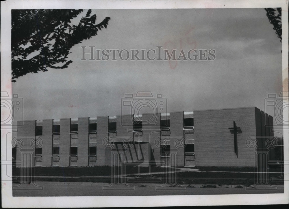 1959 Press Photo The Sisters of St. Agnes Convent at Beloit, Wisconsin-Historic Images