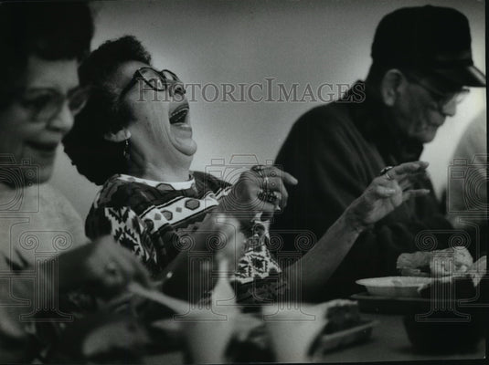 1994 Press Photo Young, Bolinski & Hill at St. John's Episcopal Church program - Historic Images