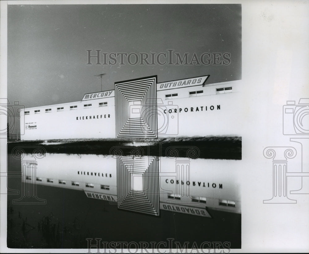 1966 Press Photo Kiekhaefer Corporation Near Fond du Lac, Wisconsin - mja09008-Historic Images