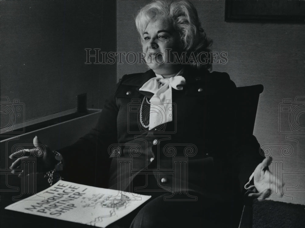 1979 Press Photo Gene Boyer, Member of Commission on the Status of Women - Historic Images