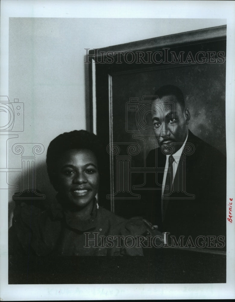 1988 Press Photo Bernice King, continuing his father&#39;s advocacy - mja09140 - Historic Images