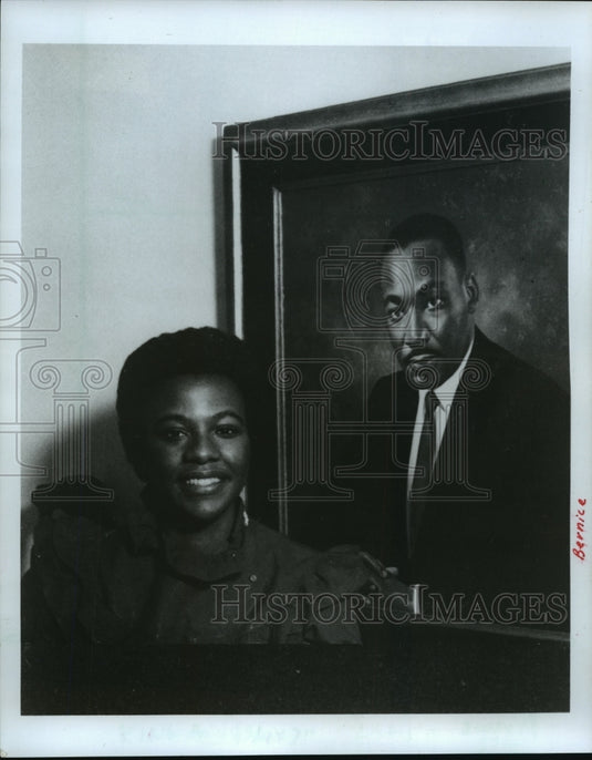 1988 Press Photo Bernice King, continuing his father's advocacy - mja09140 - Historic Images