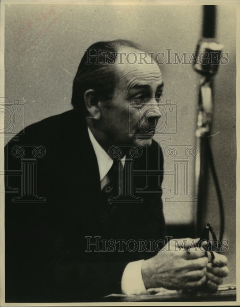 1973 Press Photo Maurice J. Aylward, president of M.J.A. Associates, Inc.-Historic Images