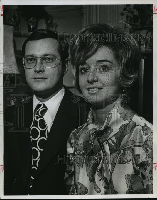 1971 Press PhotoMiss Mary Apple,Carl Henry Boyer Jr. will exchange marriage vows - Historic Images