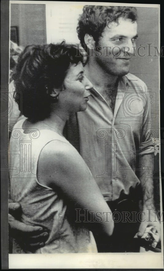 1973 Press Photo Israeli Embassy attache Dan Beeri & wife Rachel- released - Historic Images