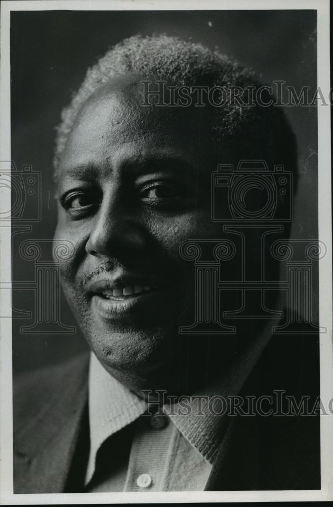 1970 Press Photo Albert Briggs, school district superintendent from Chicago - Historic Images