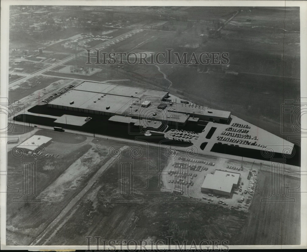 1974 Press Photo Aerial Photo of Ariens Co. of Brillion, Wisconsin - mja09870 - Historic Images