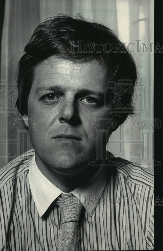 1984 Press Photo Bruce Currie, West Bend, Wisconsin- Cited for contempt of court - Historic Images
