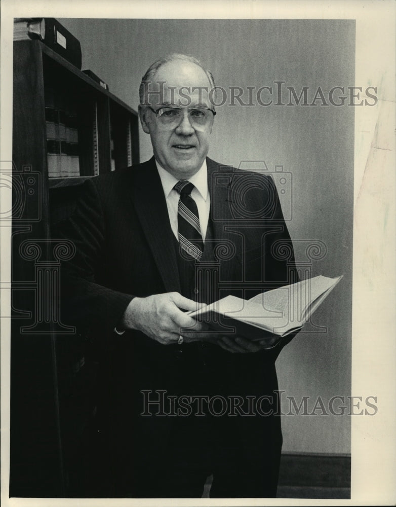 1984 Press Photo Thomas J. Curran, Federal judge - mja10015-Historic Images