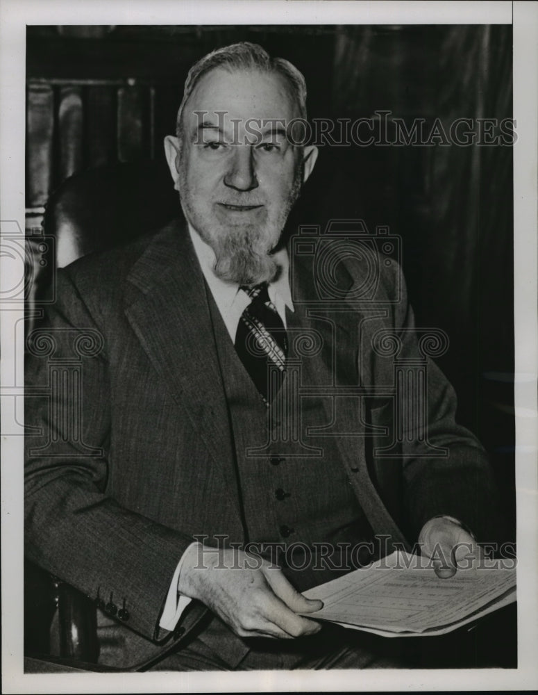 1954 Press Photo District Judge John P Barnes of Chicago, ill - mja10064-Historic Images