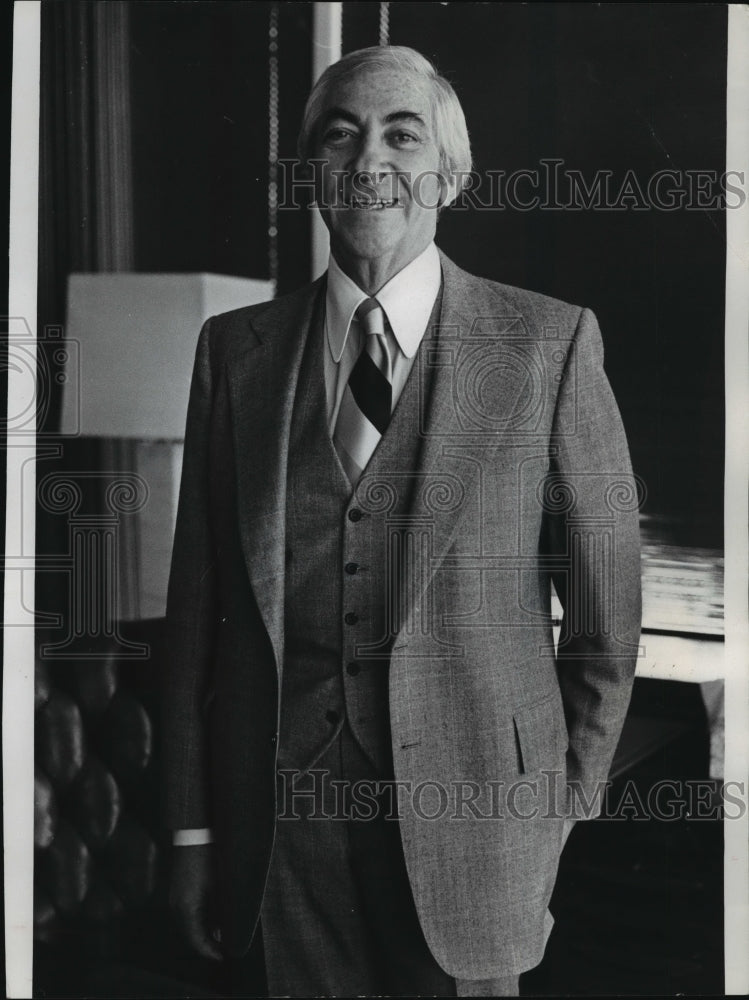 1976 Press Photo Ben Barkin, Public relations executive - mja10074 - Historic Images