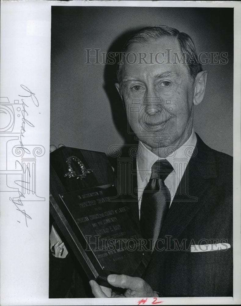 1970 Press Photo Richard E. Vogt named 1970 Lutheran Man of the Year - mja10183-Historic Images
