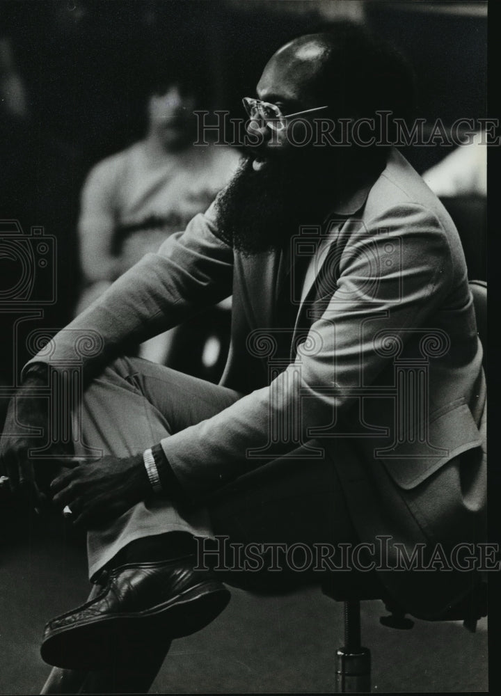 1982 Press Photo David Bradley, author of &quot;The Chaneysville Incident&quot; - Historic Images