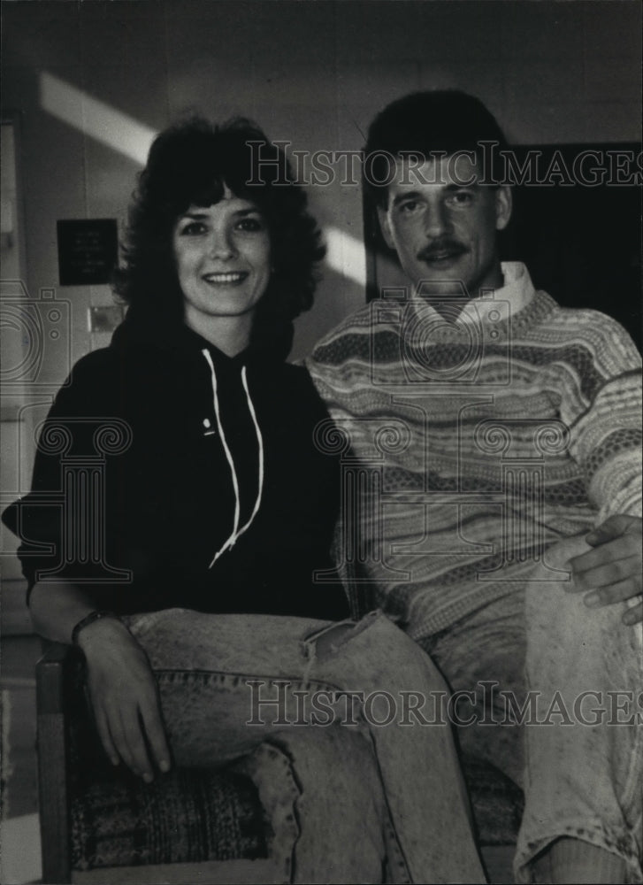 1991 Press Photo Lawrencia Bembenek and Dominic Gugliato - mja10456 - Historic Images