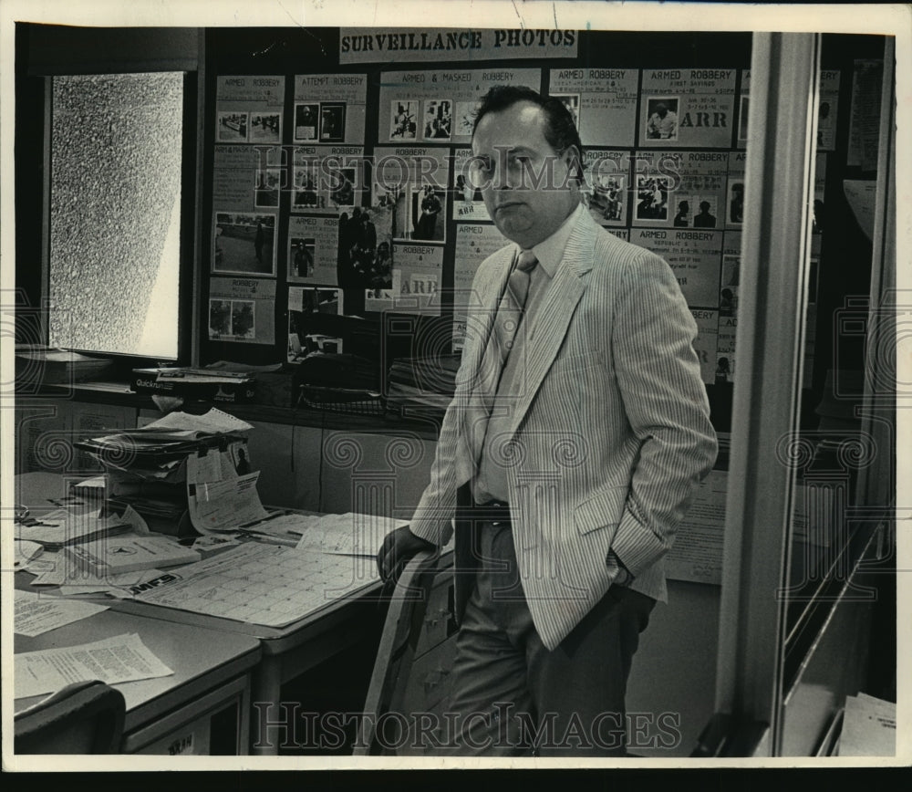 1987 Press Photo William J. Vogl, Milwaukee police lieutenant of detectives - Historic Images