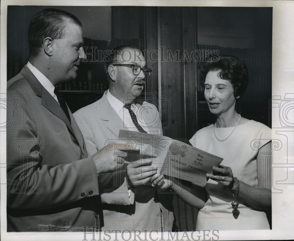 1964 Press Photo Luncheon hostess Mrs John Anello talks with guests - mja10887-Historic Images