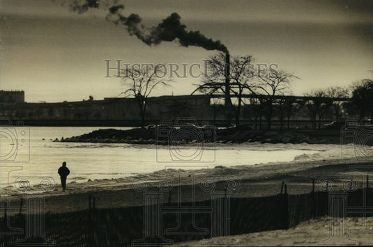 1993 Press Photo Milwaukee's Bradford Beach - mja10924 - Historic Images
