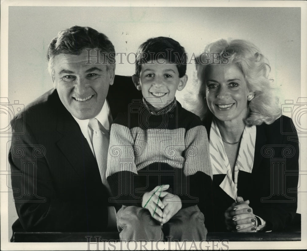 1986 Press Photo David Ross, Bernie Peck, and Bo Black - mja10991 - Historic Images