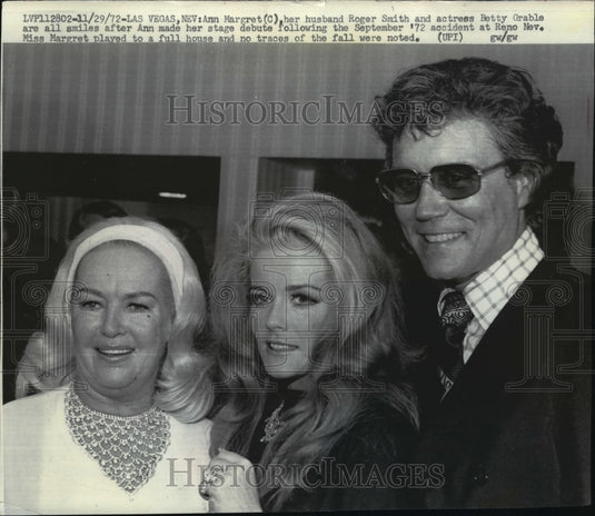 1972 Press Photo Ann-Margaret and husband Roger Smith - mja11383 - Historic Images