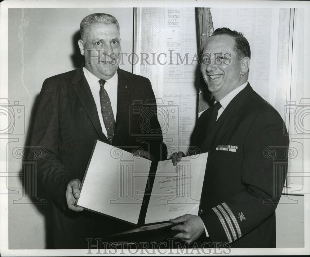 1965 Herbert W. Braun and Commander P.L. Rendelson SC USN - Historic Images