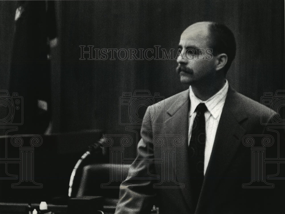 1992 Press Photo Jesse Anderson in trial for murder - mja11933 - Historic Images