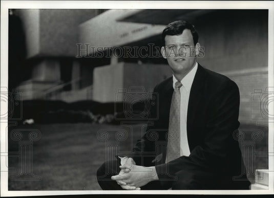 1991 Press Photo Phillip Andrew, Shooting victim of Laurie Dann - mja11965 - Historic Images