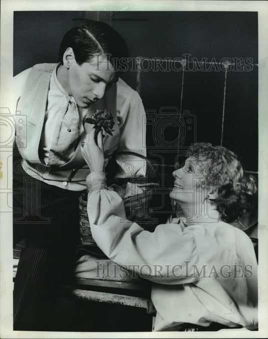 1982 Press Photo Phillip Anglim & Carle Shelley in The Elephant Man - mja12174-Historic Images