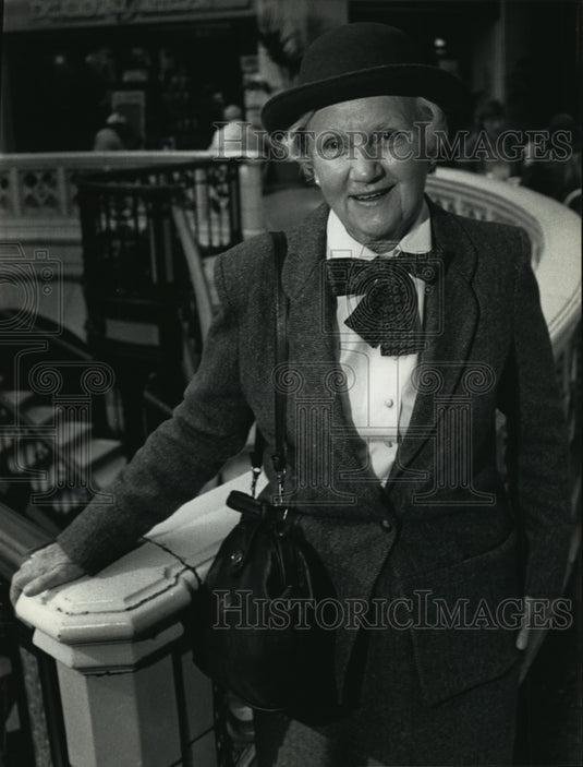 1981 Press Photo Sophie Berkowski, retired registered occupational health nurse - Historic Images