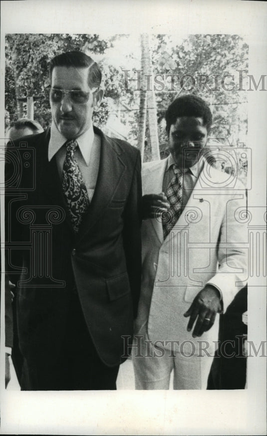 1973 Press Photo Robert L. Vesco, international financier facing Federal charges - Historic Images