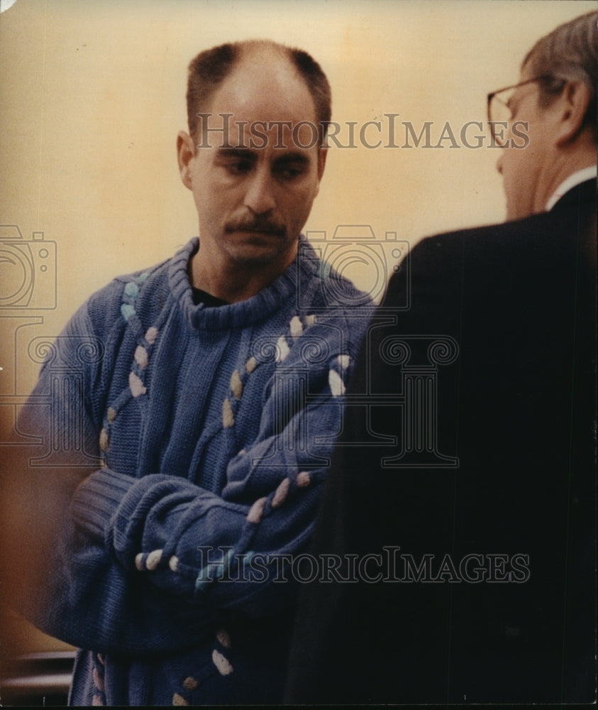 1992 Press Photo Jesse Anderson of the town of Cedarburg appears in court-Historic Images